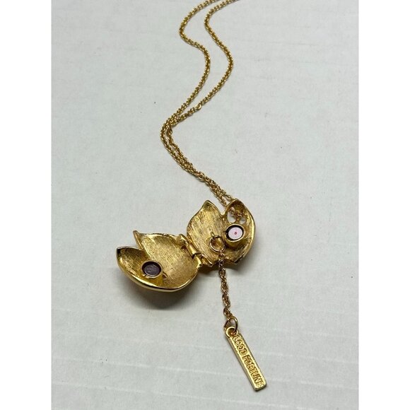 New Gold Fortune Cookie Necklace - Picture 6 of 6